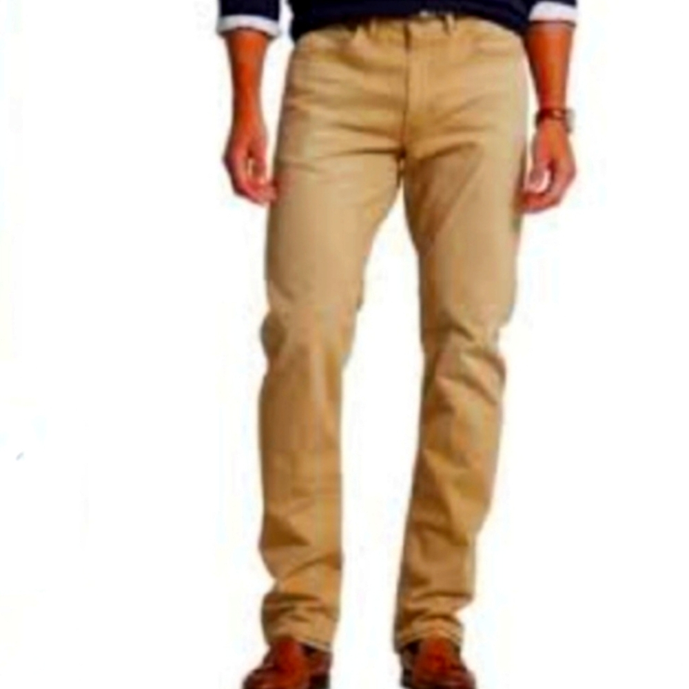 POLO Ralph Lauren Prospect Pant Tan Cotton Chinos 36 Waist